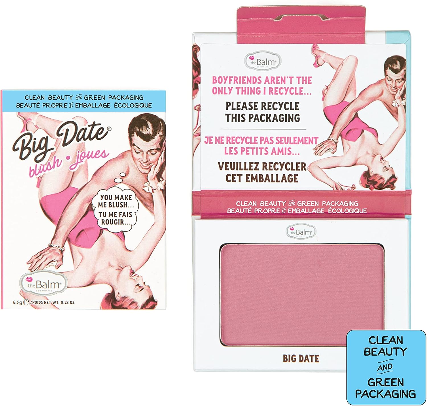Cheeks by theBalm Cosmetics Big Date Blush 6.5g