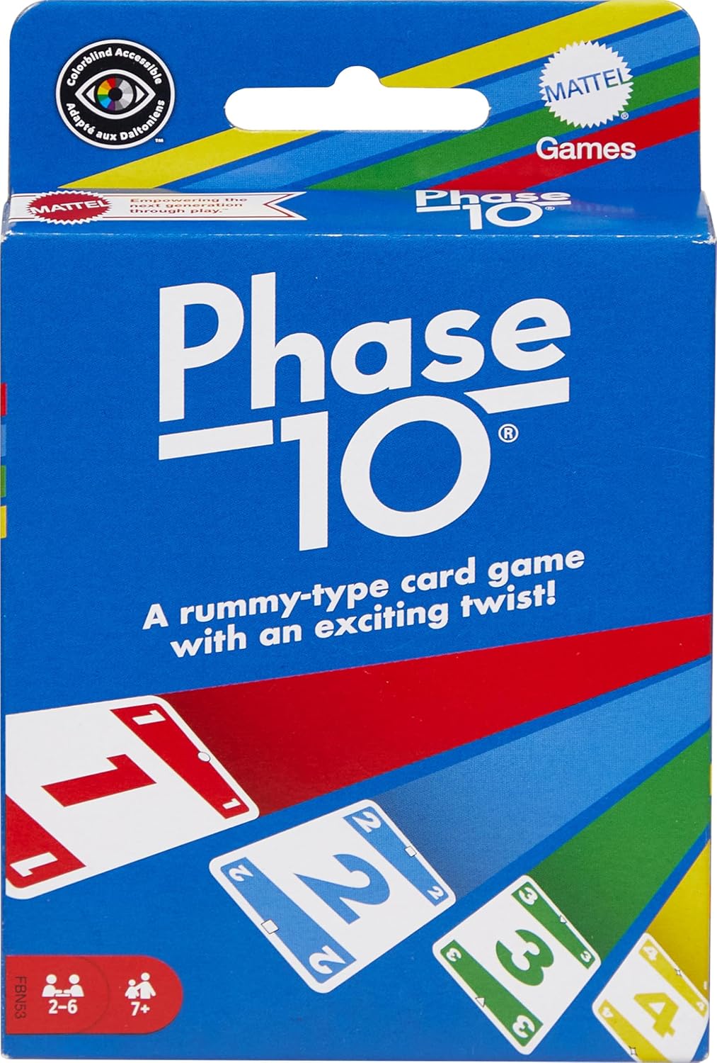 Mattel Games Phase 10 Card Game with 108 Cards, Great Game for Kids, Family or Adult Game Night, Ages 7 Years and Older