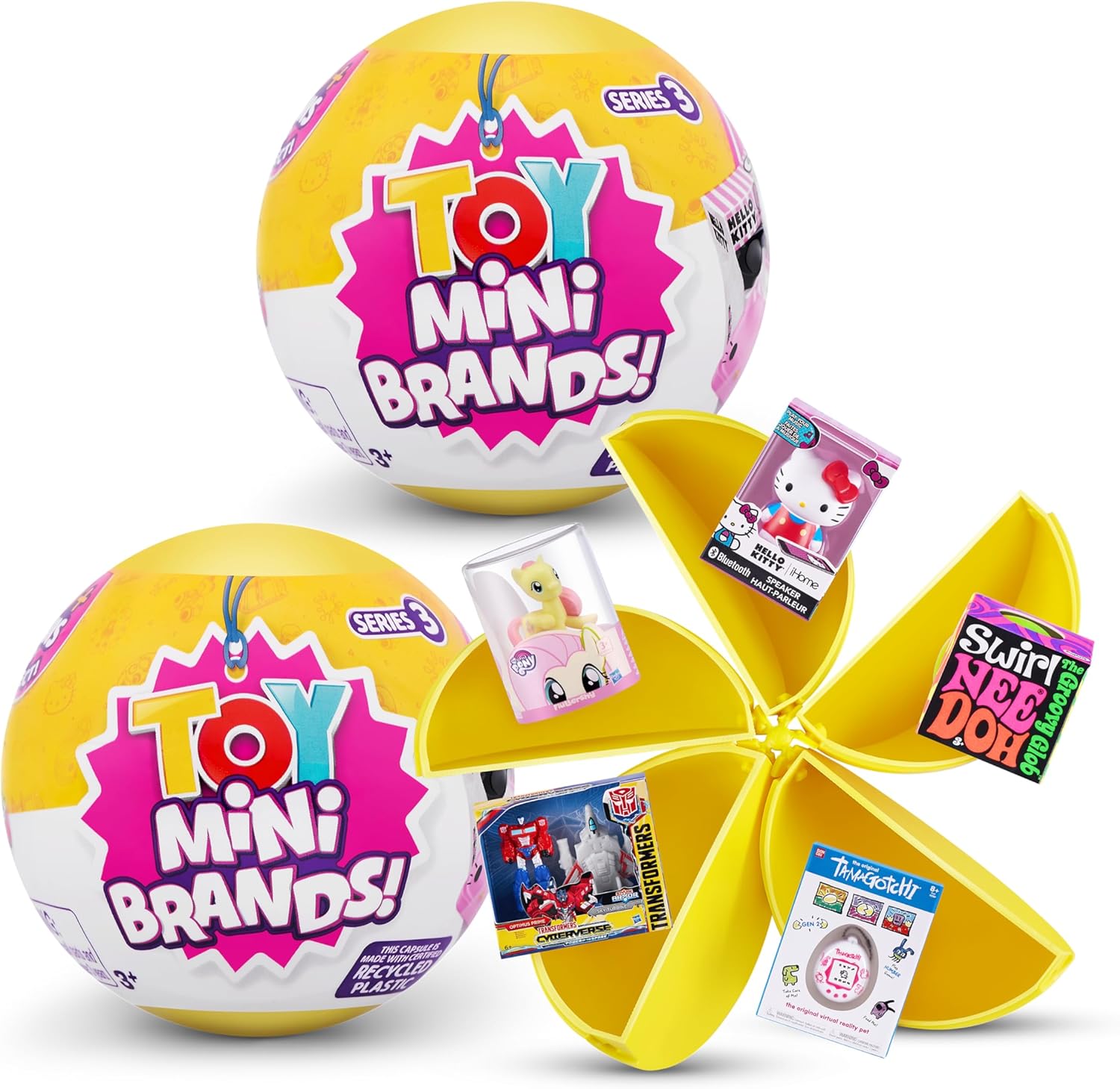 5 Surprise Toy Mini Brands Series 3 by ZURU (2 Pack) Amazon Exclusive and Mystery Collectibles Toys Over 90 Minis to Collect