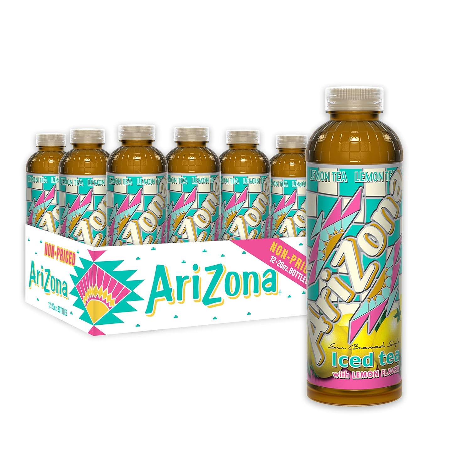 AriZona Lemon Tea, 20 Fl Oz (Pack of 12)