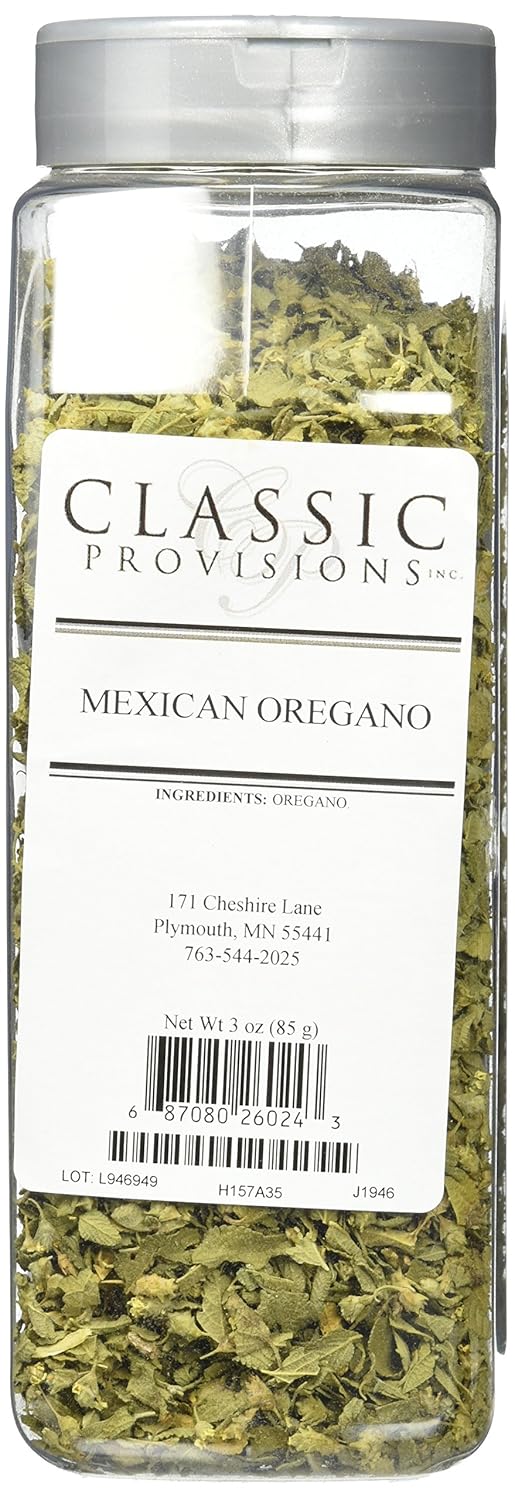 Classic Provisions Spices Oregano, Mexican, Whole, 3 Ounce