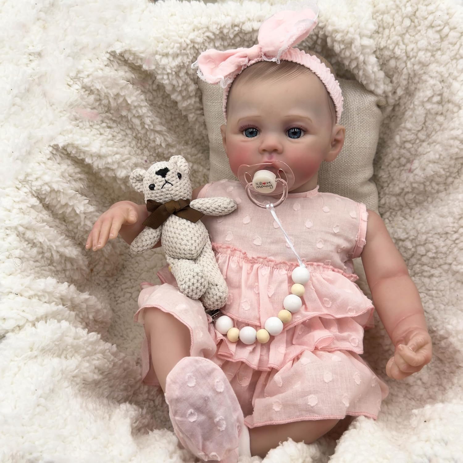 Zero pam Realistic Reborn Dolls Silicone Full Body 48 CM Real Lifelike Baby Dolls That Look Real Reborn Baby Dolls Handmade Silicone Reborn Doll Anatomically Correct Girl Doll