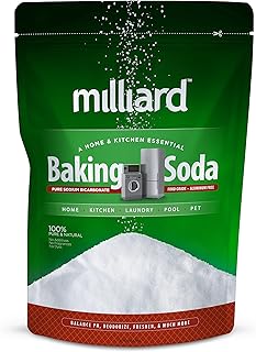 Milliard 10lbs Baking Soda / Sodium Bicarbonate USP - 10 Pound Bulk Resealable Bag