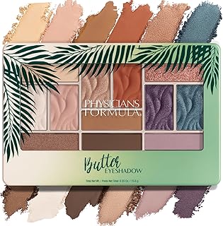 Physicians Formula Murumuru Butter Eyeshadow Palette, Dermatologist Approved, Tropical Days