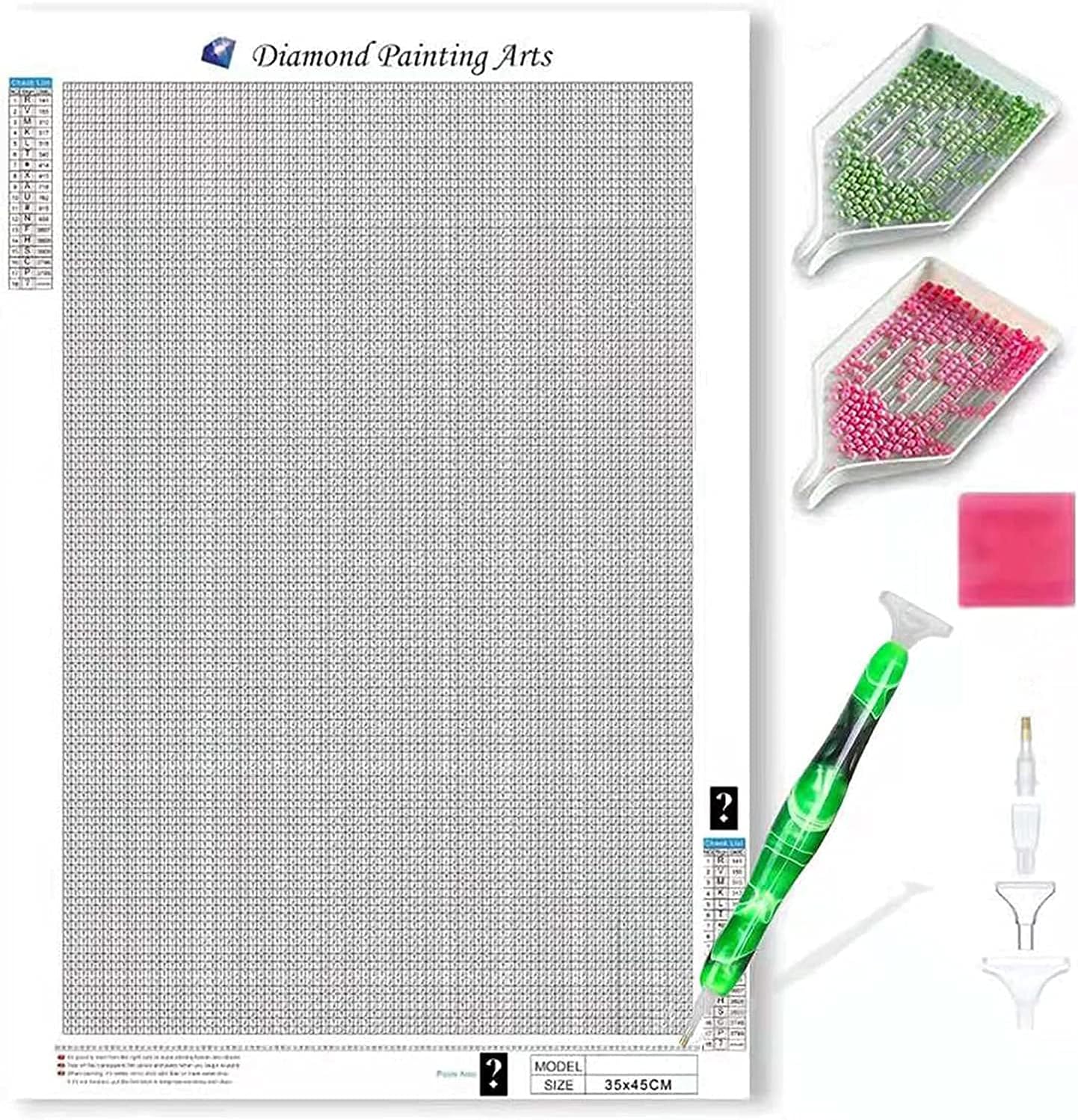 LANKYBOX Mystery Diamond Painting Kits for Adult，Round Diamonds Full Drill DIY 5D Mysterious Diamond Painting，Children Diamond Painting Art Cross Stitch Crystal Crafts Family Decoration 35 x 45cm