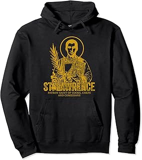 Catholicism Gold St. Lawrence Catholic Christian Saint Pullover Hoodie