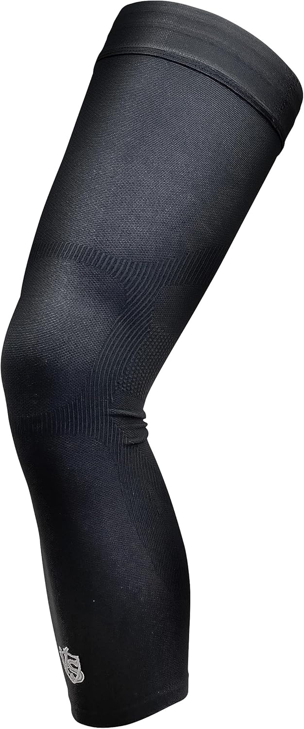 Vital Salveo Germanium Full Leg Sleeve Compression Long Knee Sleeve for Arthritis, Basketball, Cycling, Football (1PC)