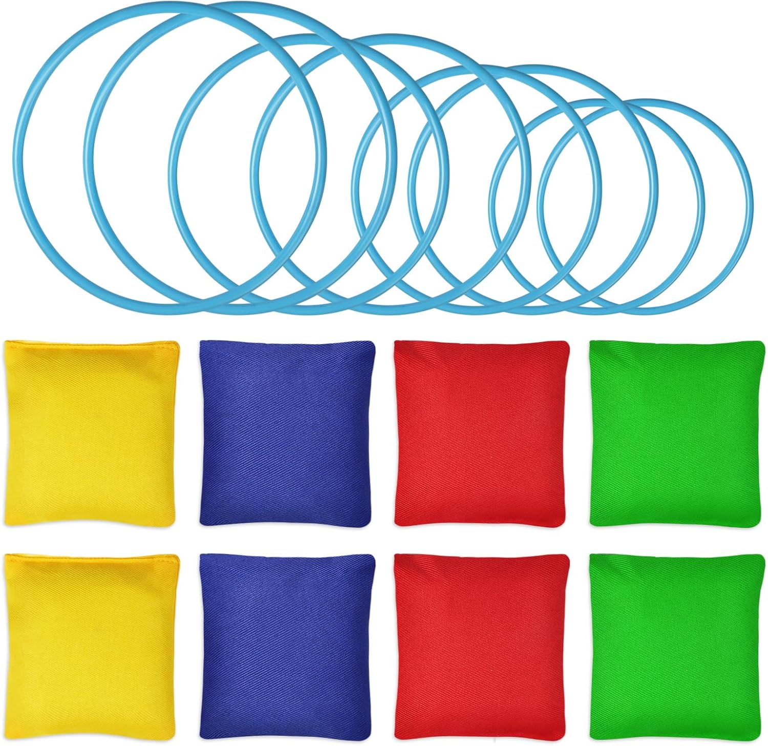 Flintronic Bean Bags, Colorful Bean Bags, Mini Cornhole for Fun Sports Outdoor Family Games Kids Toys Hand Toss Games Boys Girls Party Games