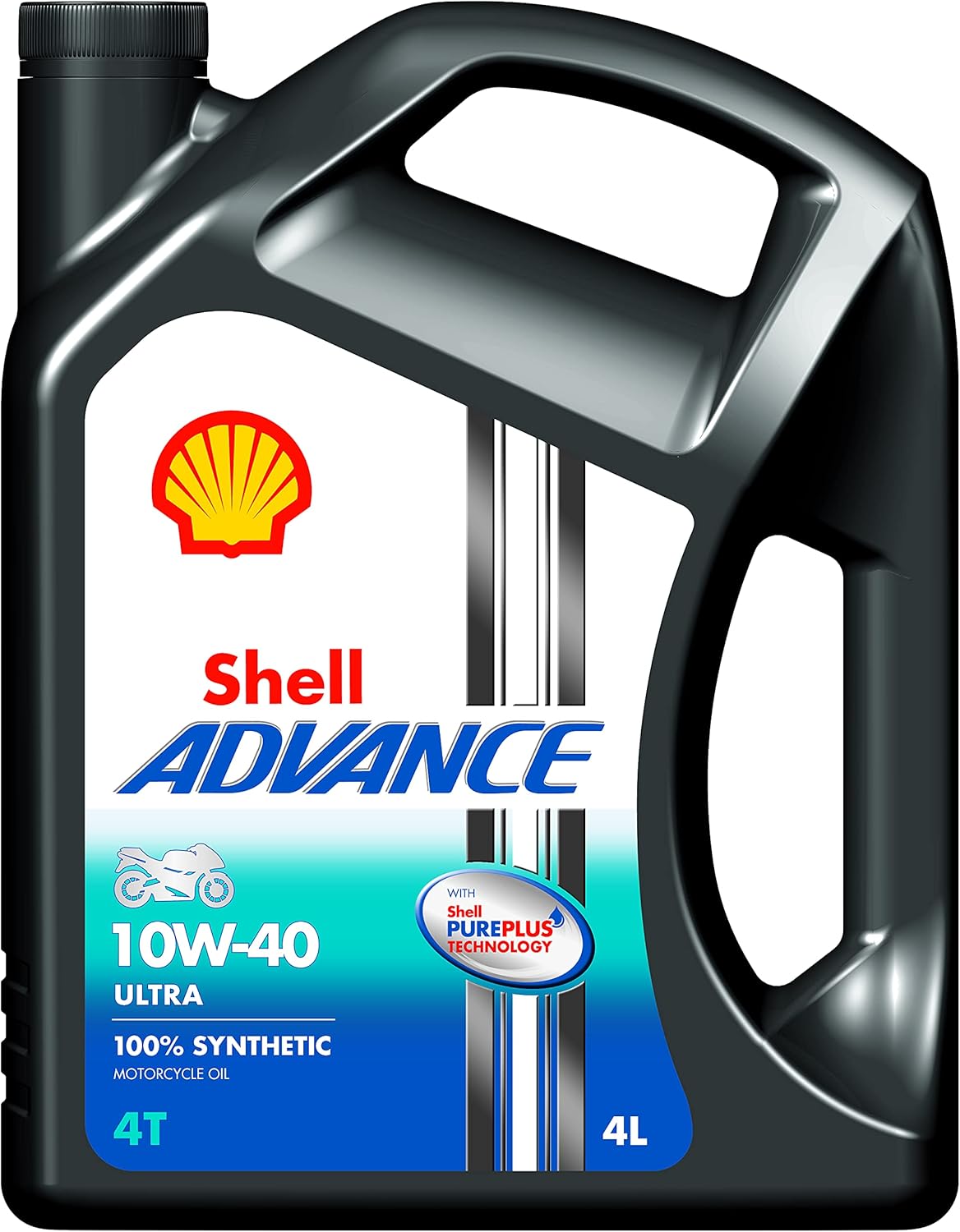Shell Advance 4T Ultra 10W-40, 4 Litre