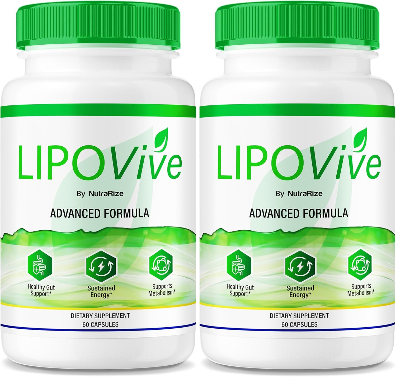 (2 Pack) LipoVive Capsules, Official Lipo-Vive Pro Advanced Formula to Support Energy Throughout The Day, Mounja Mounj Natural LipoViv Capsulas lipoviv Detox Cleanse Premium Ingredients (120 Capsules)