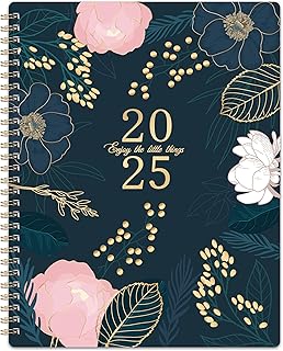 2025 Planner - Planner 2025, January 2025 - December 2025, Planner 2025, Weekly & Monthly Spreads, 8'' x 10", Tabs, Twin-wire Binding, Check Boxes