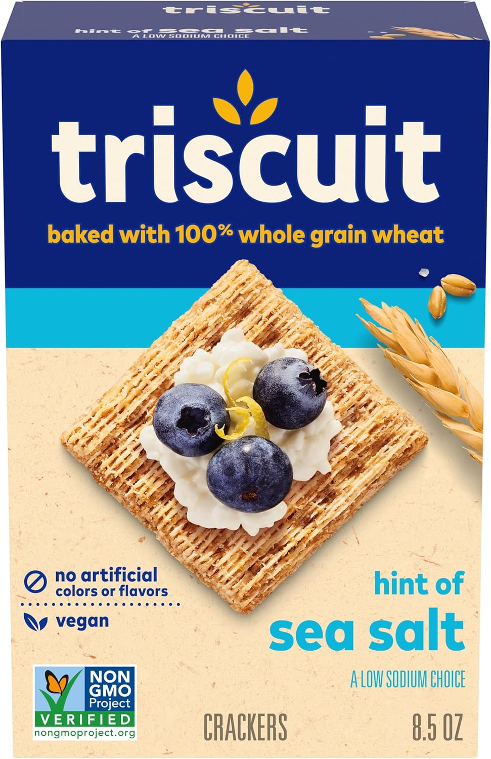 Nabisco Triscuit Hint of Salt Crackers, 8.5 Oz. (Pack of 6)