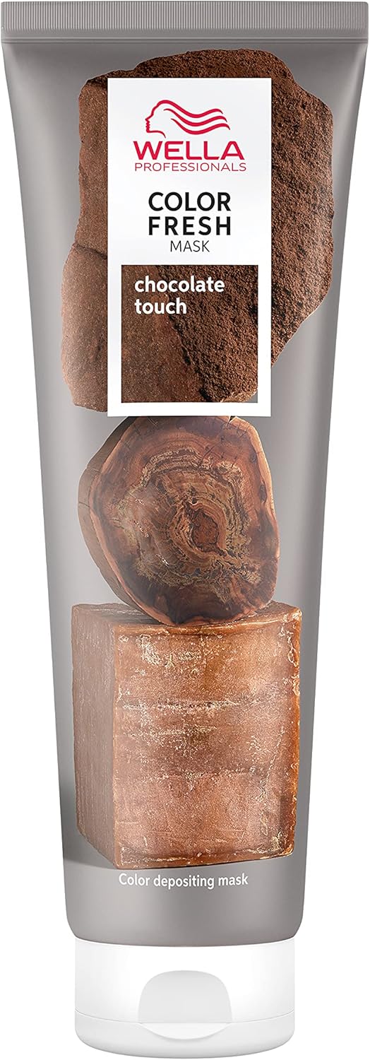 Wella Professionals Color Fresh Mask, Temporary Colour Refresh Treatment, Semi-Permanent Hair Dye, Hair Gloss Treatment for Brown Hair