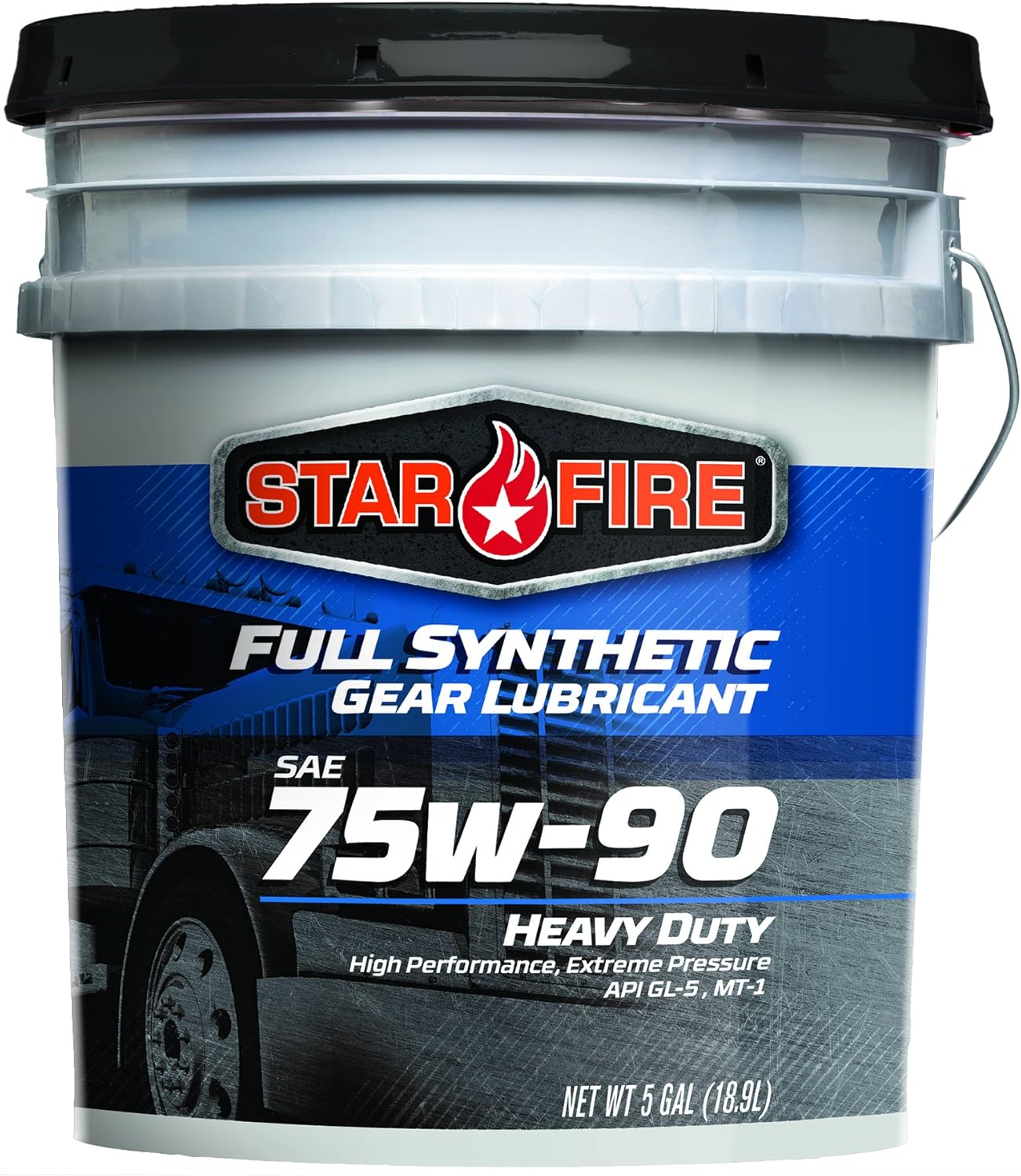StarFire Full Synthetic 75W90 Gear Lubricant GL-5, 5-Gallon Pail