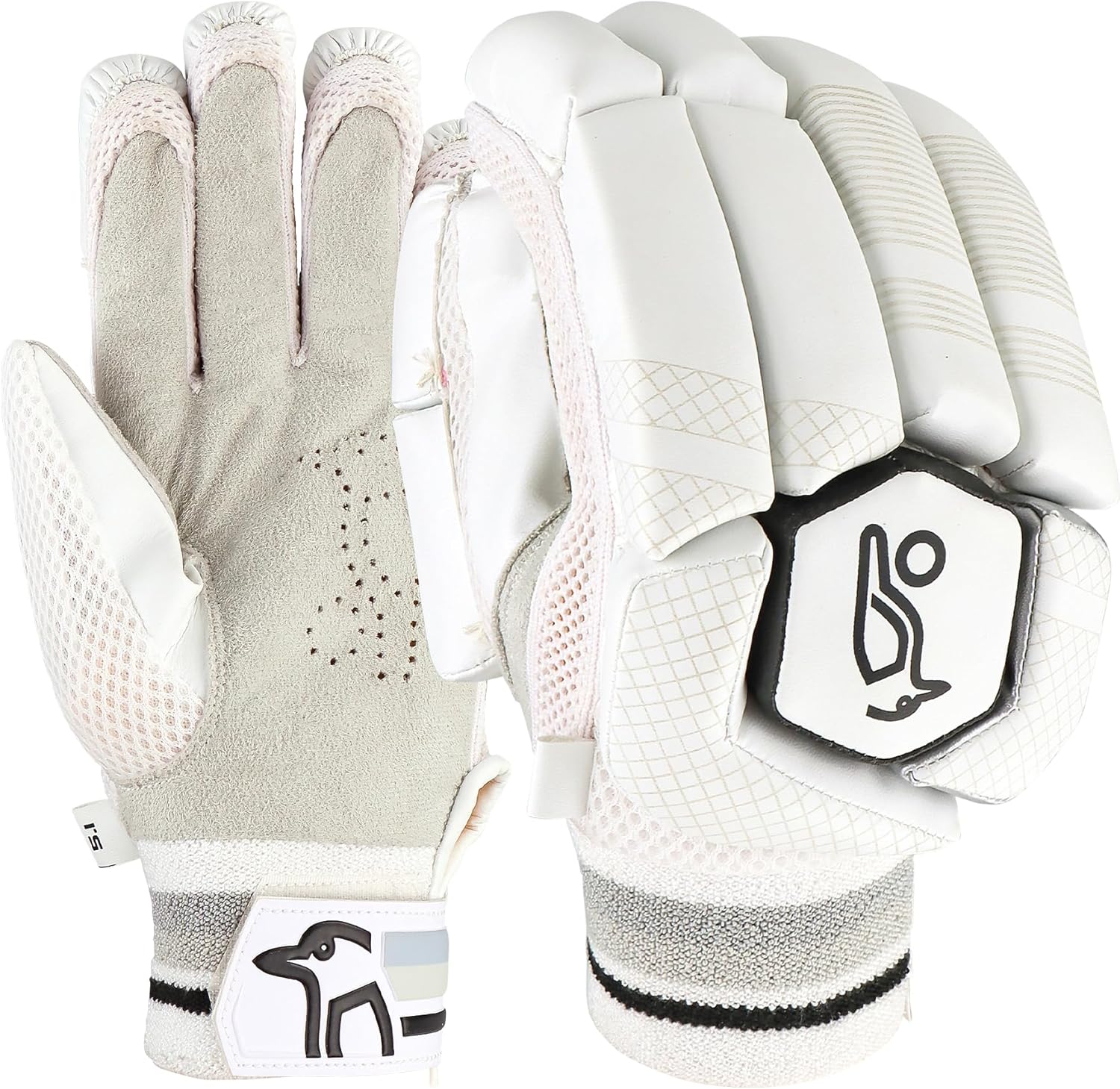 Kookaburra Ghost 5.1 Batting Gloves - Youths Right Hand, White