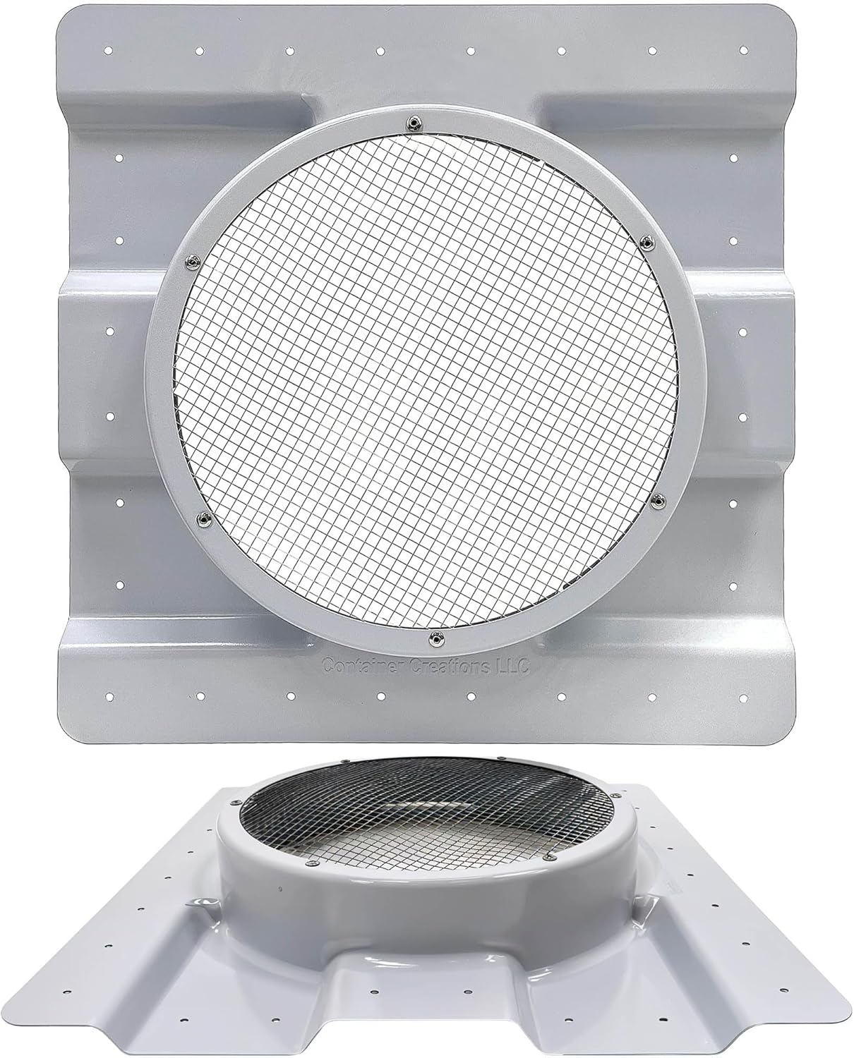 AdaptAIR Roof Turbine Vent (1 Pack) 12 inch Roof Vent Adapter - Designed for Conex Container, Shipping Container House, Fits Whirlybird Roof Vent and Solar Roof Vent Fan by Container Creations