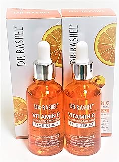Vitamin C Face Serum | Hyaluronic Acid , Firming and Anti Aging ( Pack of 2 ) + 1 Pair of Collagen Crystal Eye Mask