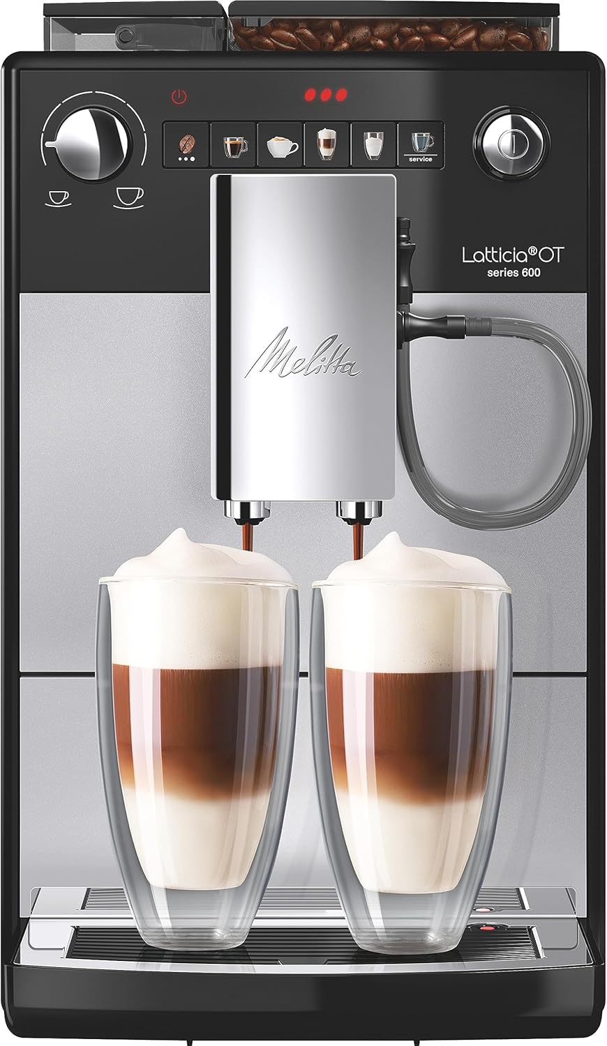 Melitta Bean-to-Cup Coffee Machine, Latticia OT, Colour: Silver, F300-101