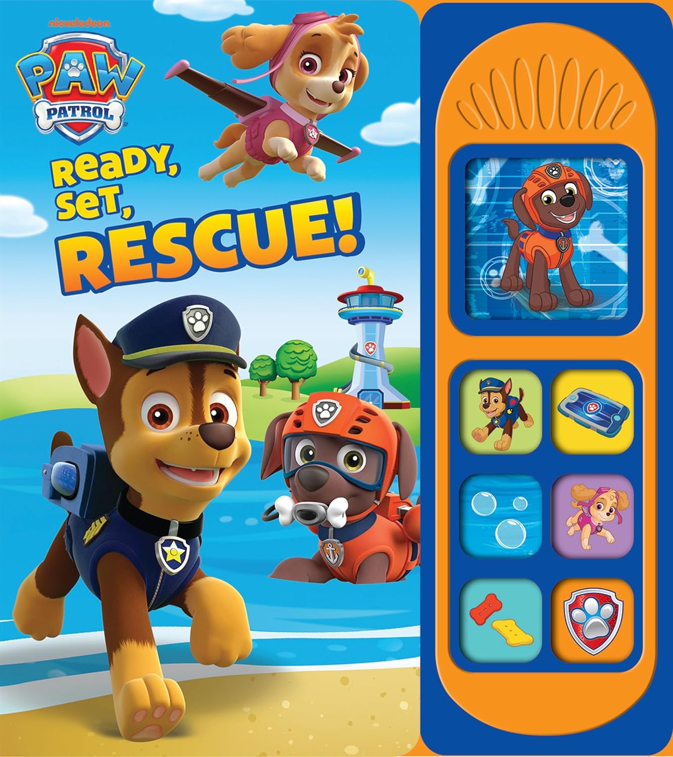 Nickelodeon Paw Patrol Chase, Skye, Marshall, & More. Ready, Set, Rescue - Sound Board Book - PI Kids (Play-A-Sound)