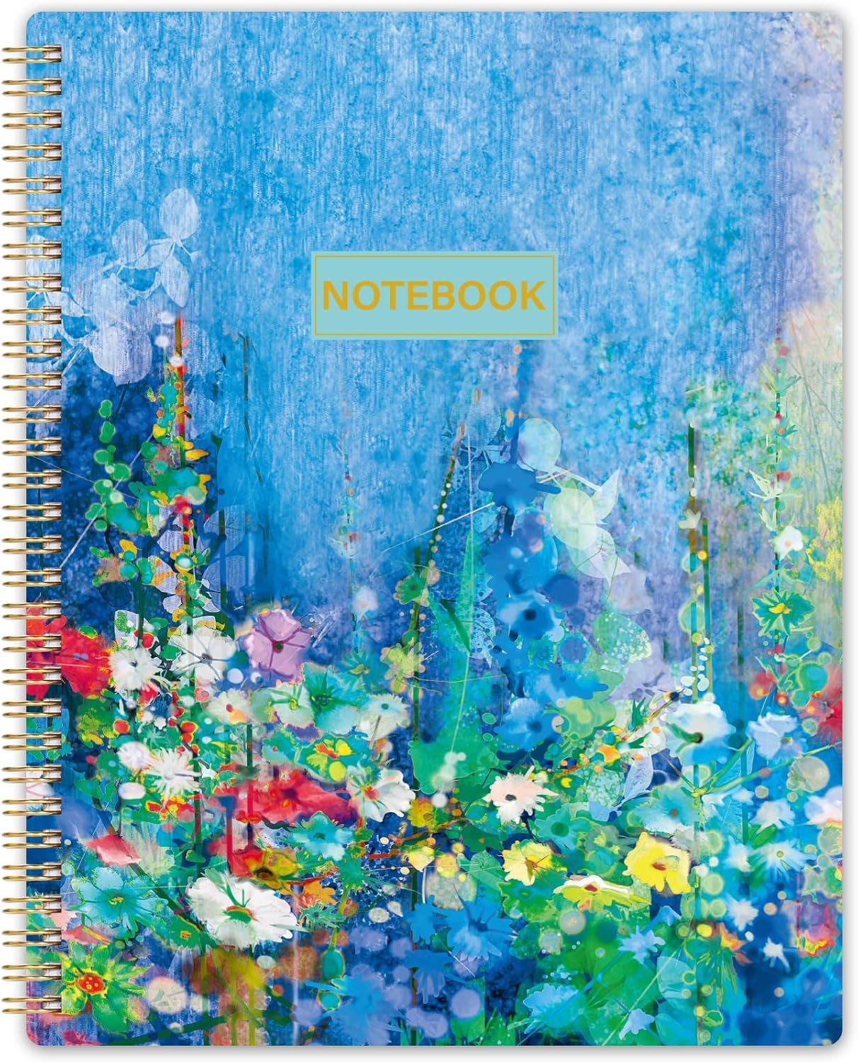 Spiral Notebook/Journal - College Ruled Notebook, 8.5" x 10.5", 55 Sheets/110 Pages, Notebook for Work & Note Taking, Journal for Office/School/Home, Thick Paper, Back Pocket, Hardcover