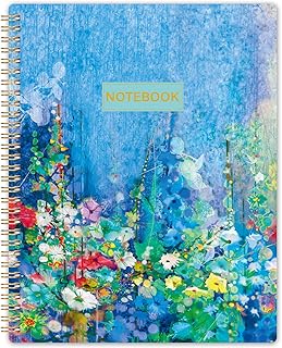 Spiral Notebook/Journal - College Ruled Notebook, 8.5" x 10.5", 55 Sheets/110 Pages, Notebook for Work & Note Taking, Journal for Office/School/Home, Thick Paper, Back Pocket, Hardcover