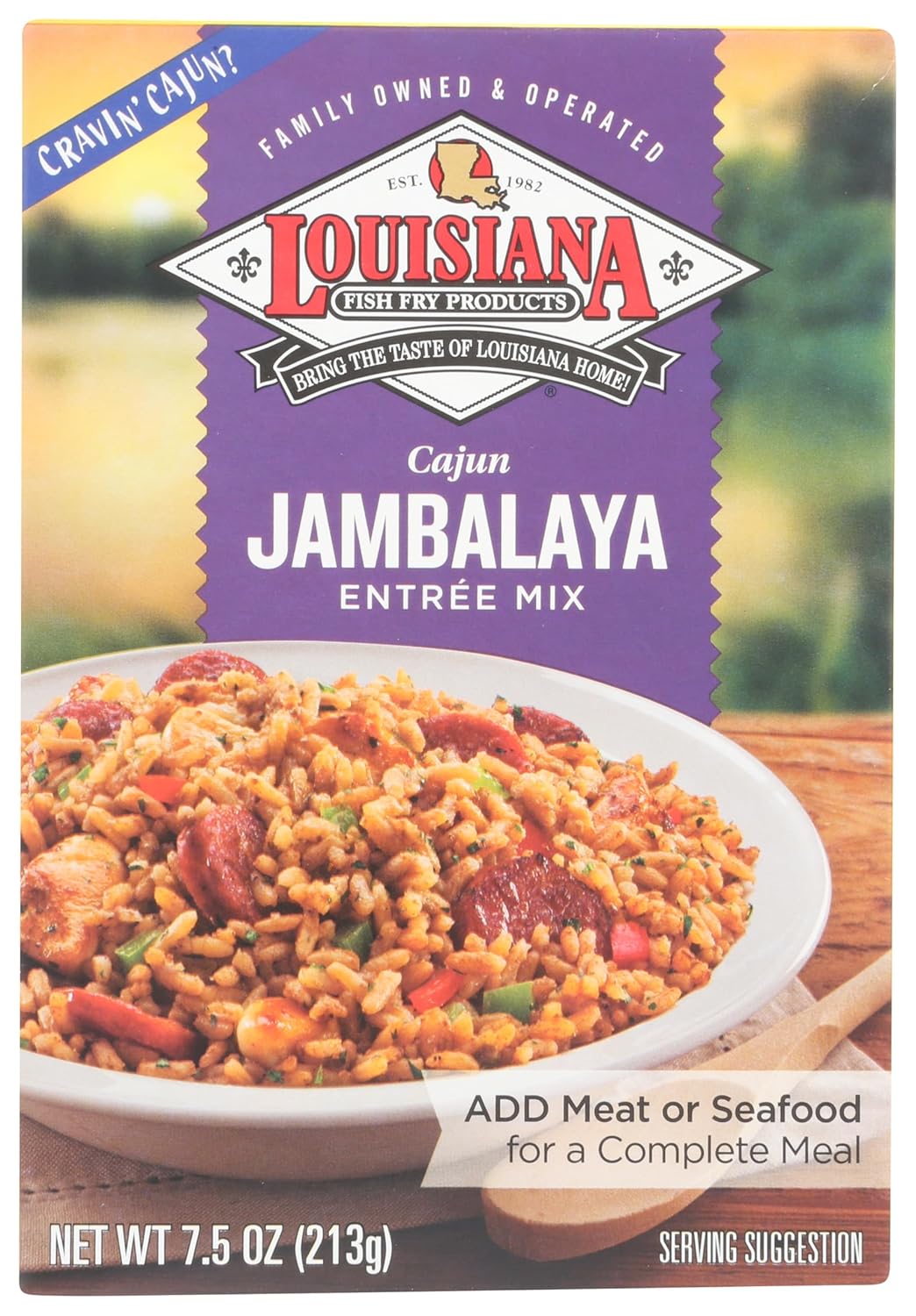 LOUISIANA FISH FRY MIX JAMBALAYA 7.5 OZ
