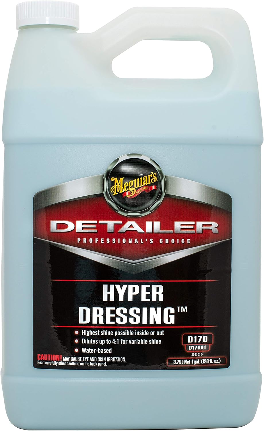 Meguiar's D17001 Hyper Dressing - 1 Gallon – Give Your Car’s Trim Pieces the Best Shine & Gloss
