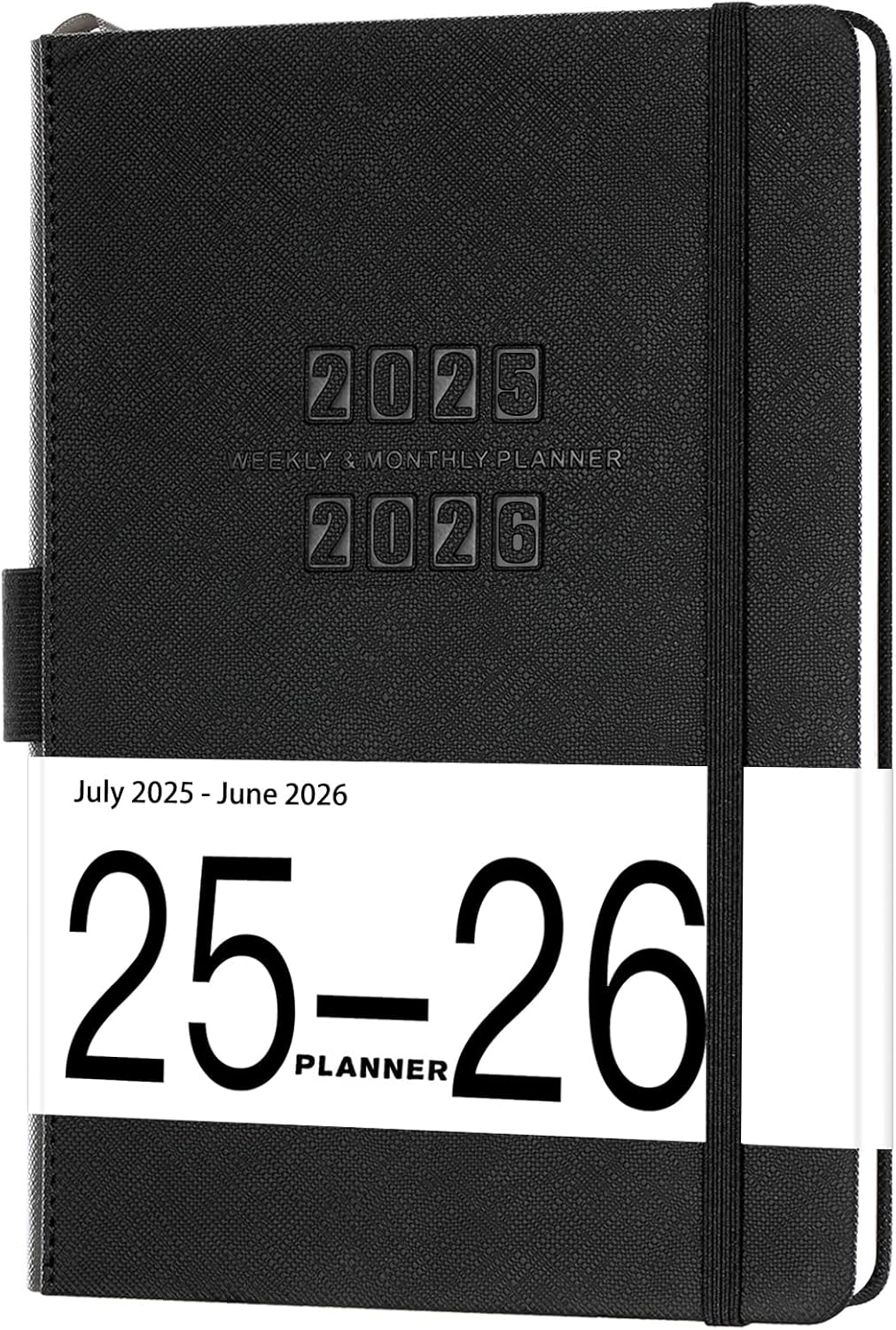 Artfan Academic Diary 2025-2026 - Diary 2025-2026 from July 2025 to June 2026, A5 Diary Week to View, Weekly Planner with Leather Cover, Pen Loop, Inner Pocket