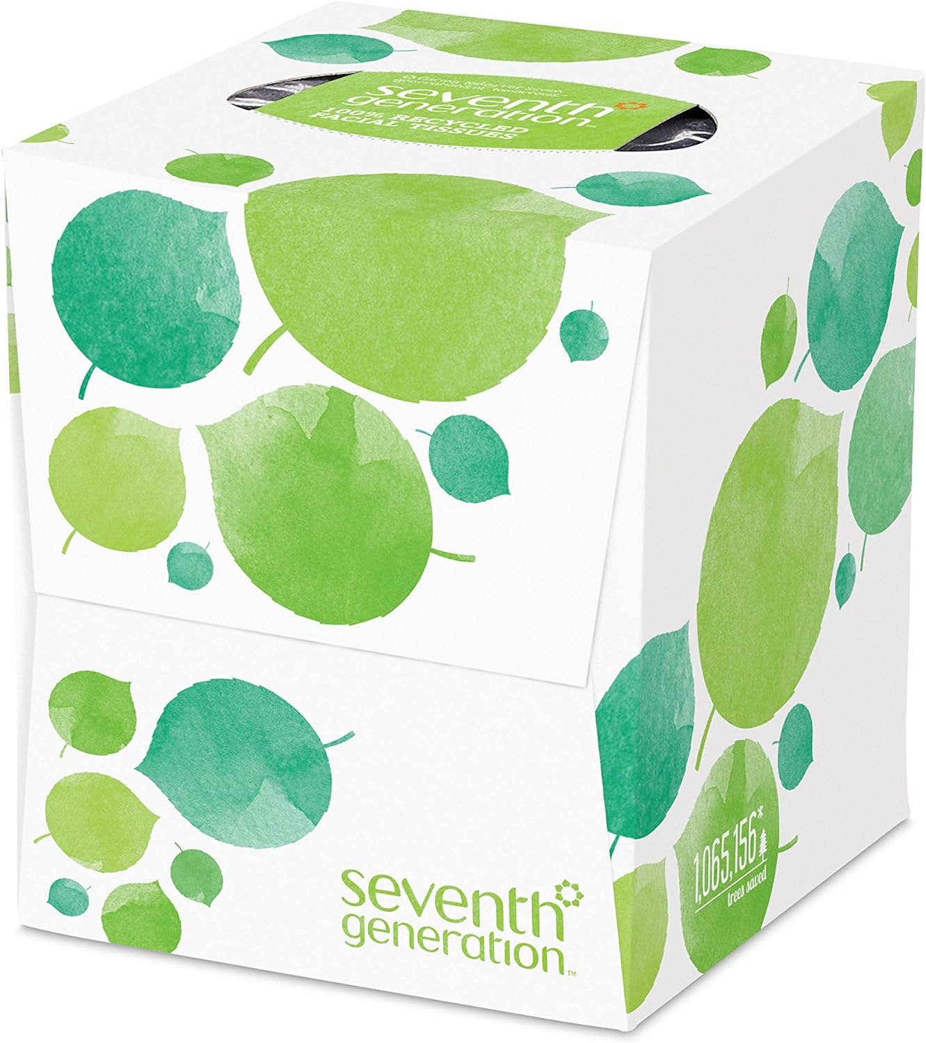 Seventh Generation Facial Tissue Cube, White, 2-ply, 85 Count