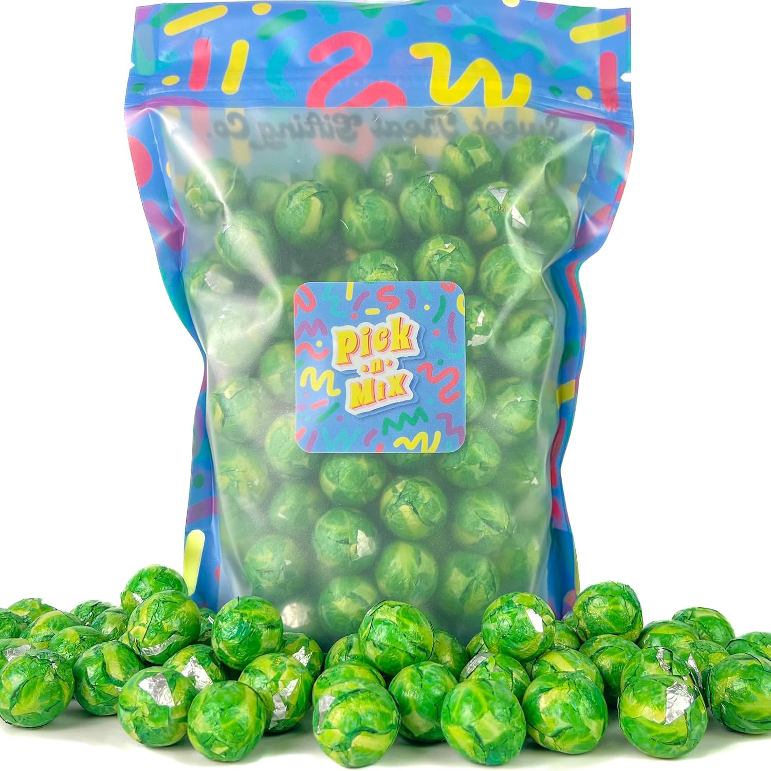 Milk Chocolate Novelty Christmas Chocolate Brussel Sprouts 400g Christmas Chocolate Themed Sweets by The Sweet Treat Gifting Co.