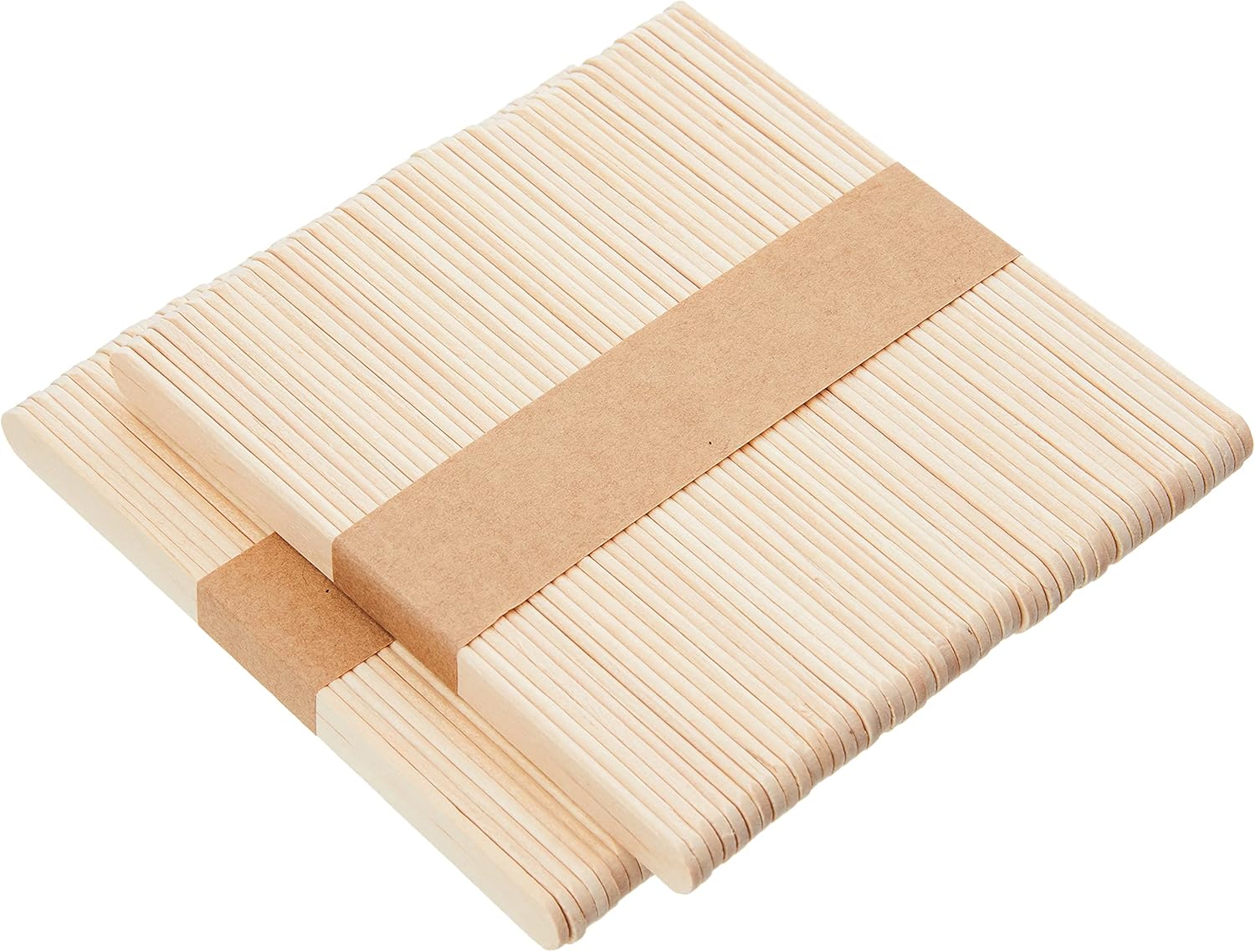 2 x 50 Lollipop Craft Sticks (Natural or Colored) (Natural) by ark Craft