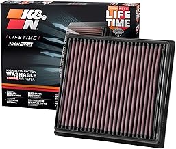 K&N Engine Air Filter: Reusable, Clean Every 75,000 Miles, Washable, Replacement Car Air Filter: Compatible with 2016-2019 Subaru H4 1.6/2.0/2.4 L (Ascent, Crosstrek, Forester, Impreza, XV), 33-5064