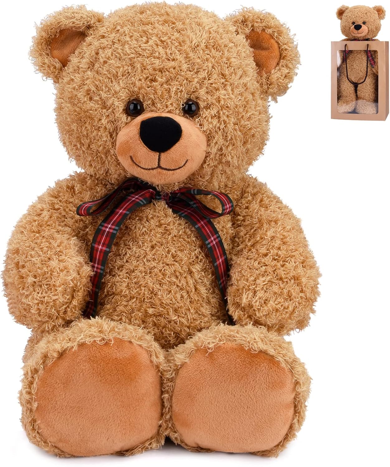 Bebamour 52CM Large Teddy Bear Baby Stuffed Animals Soft Toys Teddy Bears for Girs Gifts, Christening, Baby Shower, Birthday, Christmas Toys for Kids