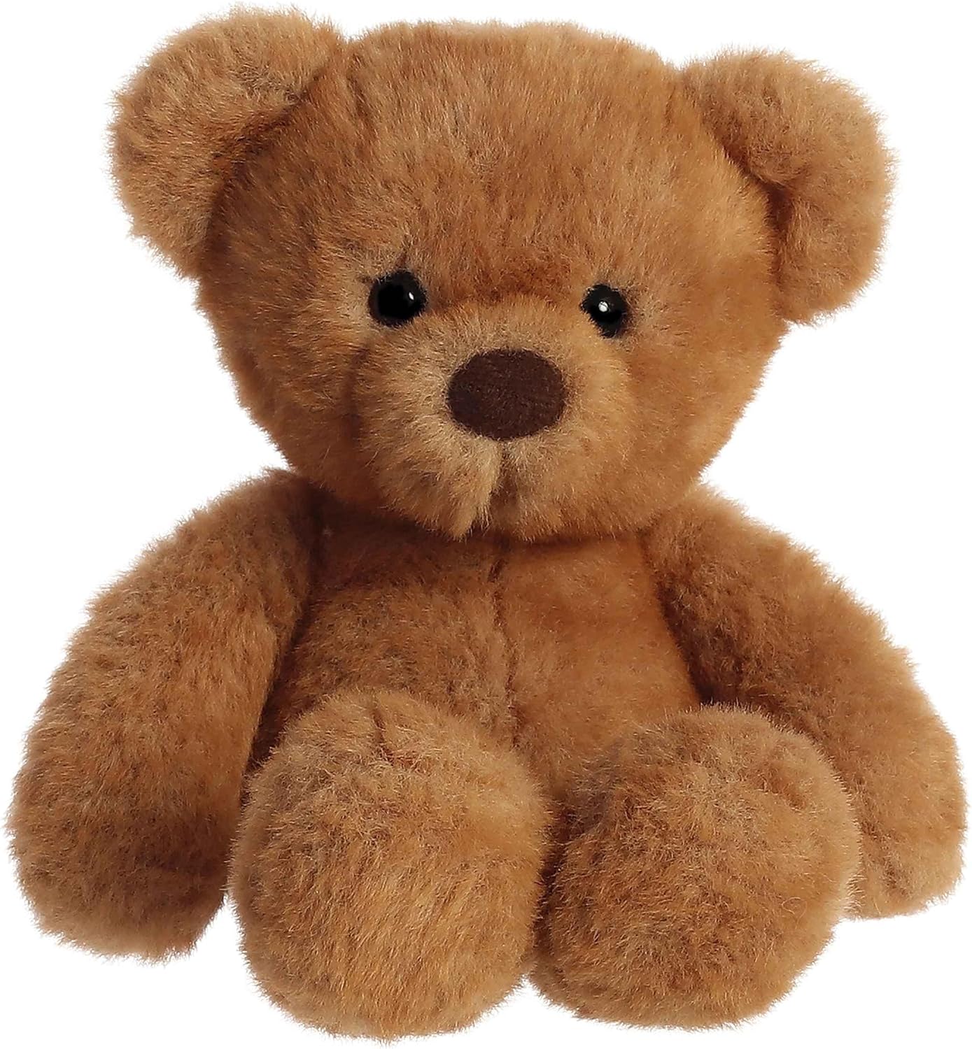 Aurora® Snuggly Softie Bear™ Stuffed Animal - Comforting Companion - Imaginative Play - Brown 9 Inches