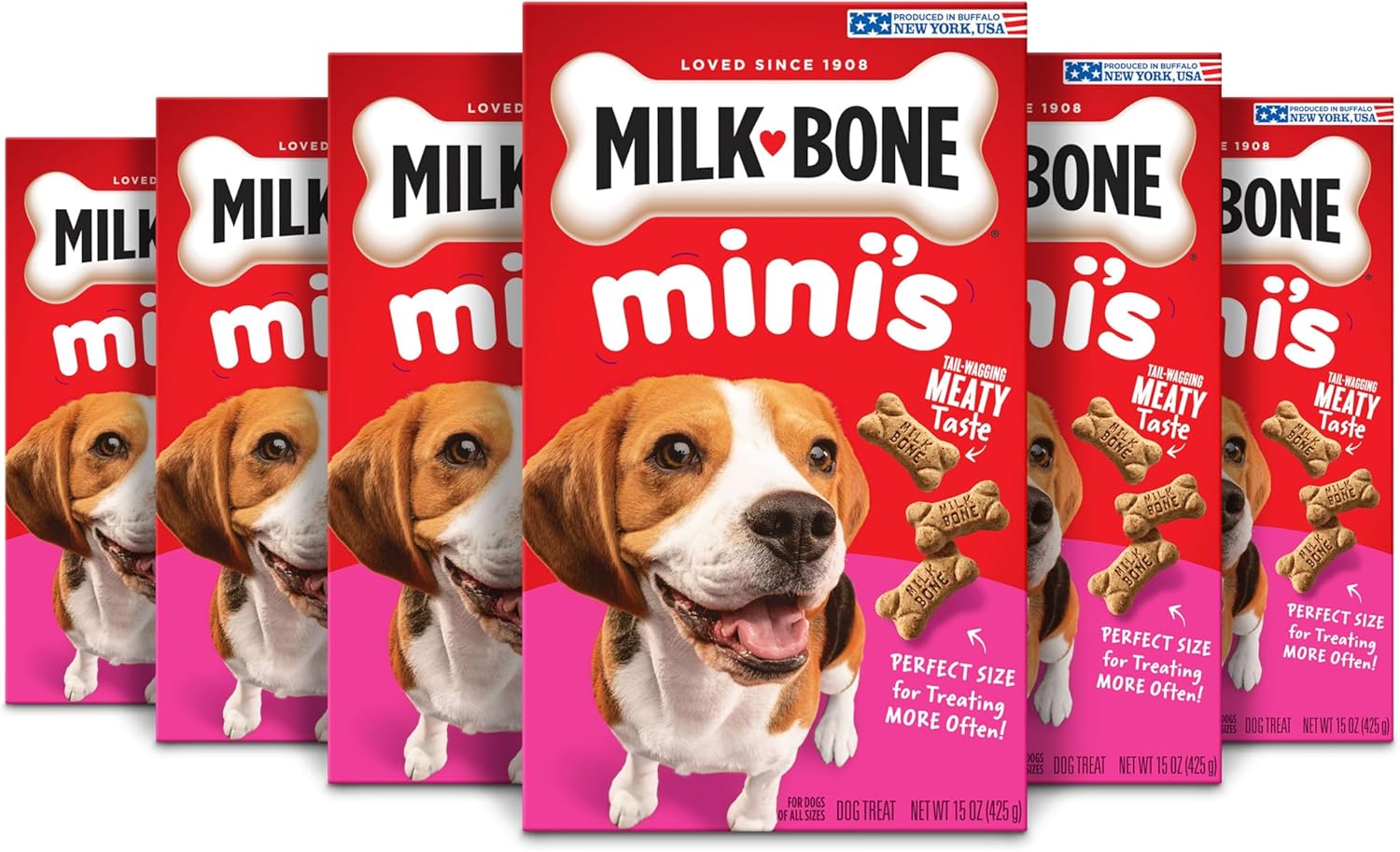 Milk-Bone Mini's Original Dog Biscuits - 15-Ounce (6 Count)