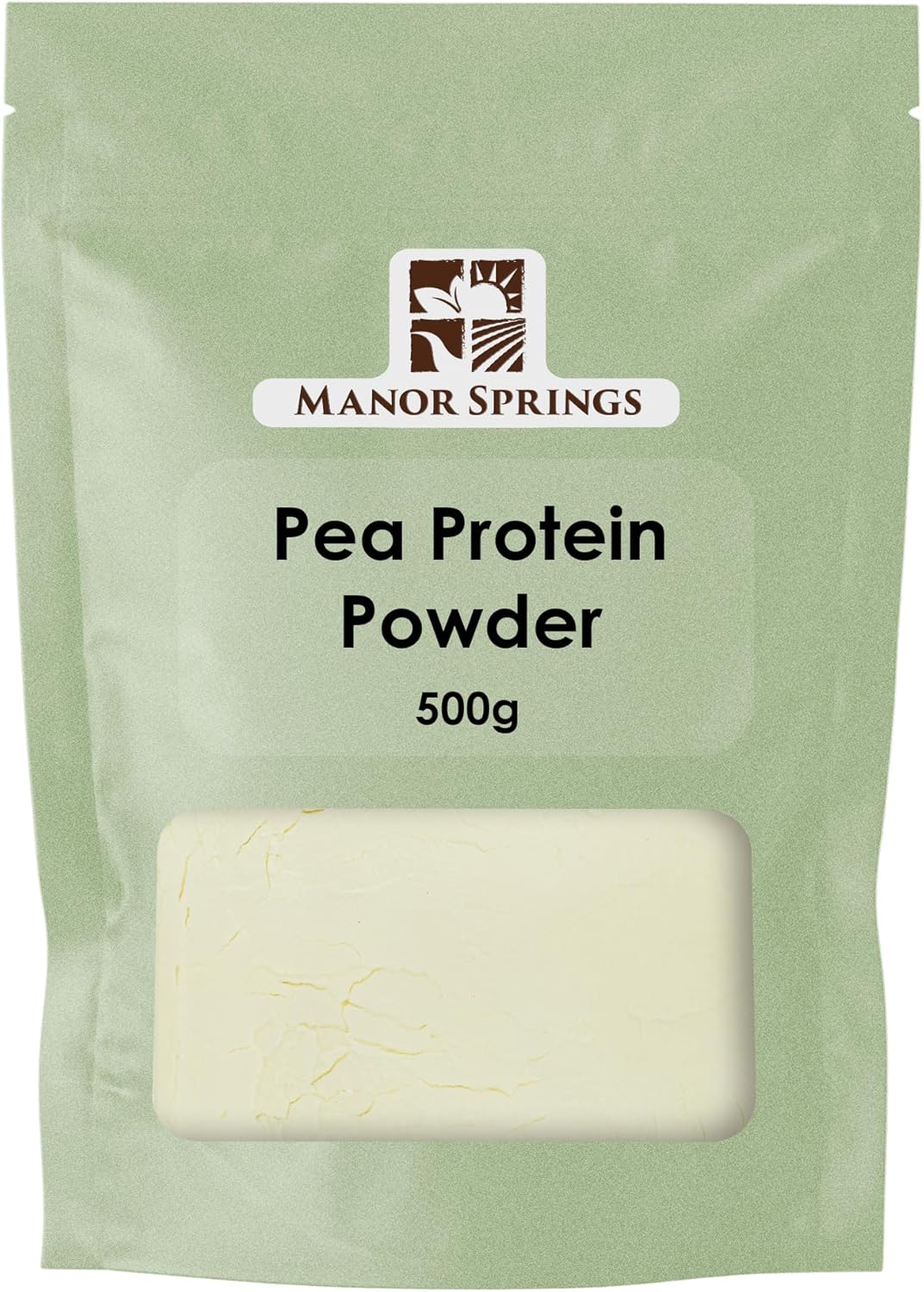 Pea Protein Powder 500g 80% Pure Plant Protein by Manor Springs