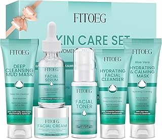 Woman Gifts,Skin Care,Skincare,Hydrate,Oil Control,Pore Shrinking,Anti-Allergy Facial Skin Care Routine Set Kit Products Gift for Teen Stocking Stuffers Girls Boys 10-12 16-18 &Women for All Skin Type