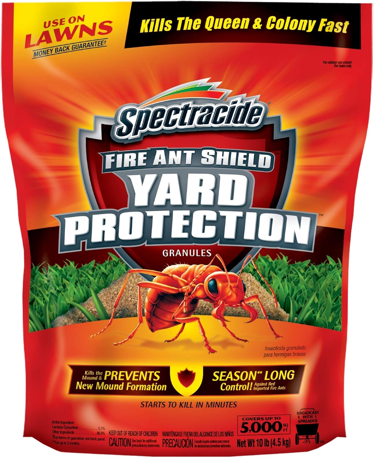 Spectracide Fire Ant Shield Yard Protection Granules (HG-96472) (Pack of 4)