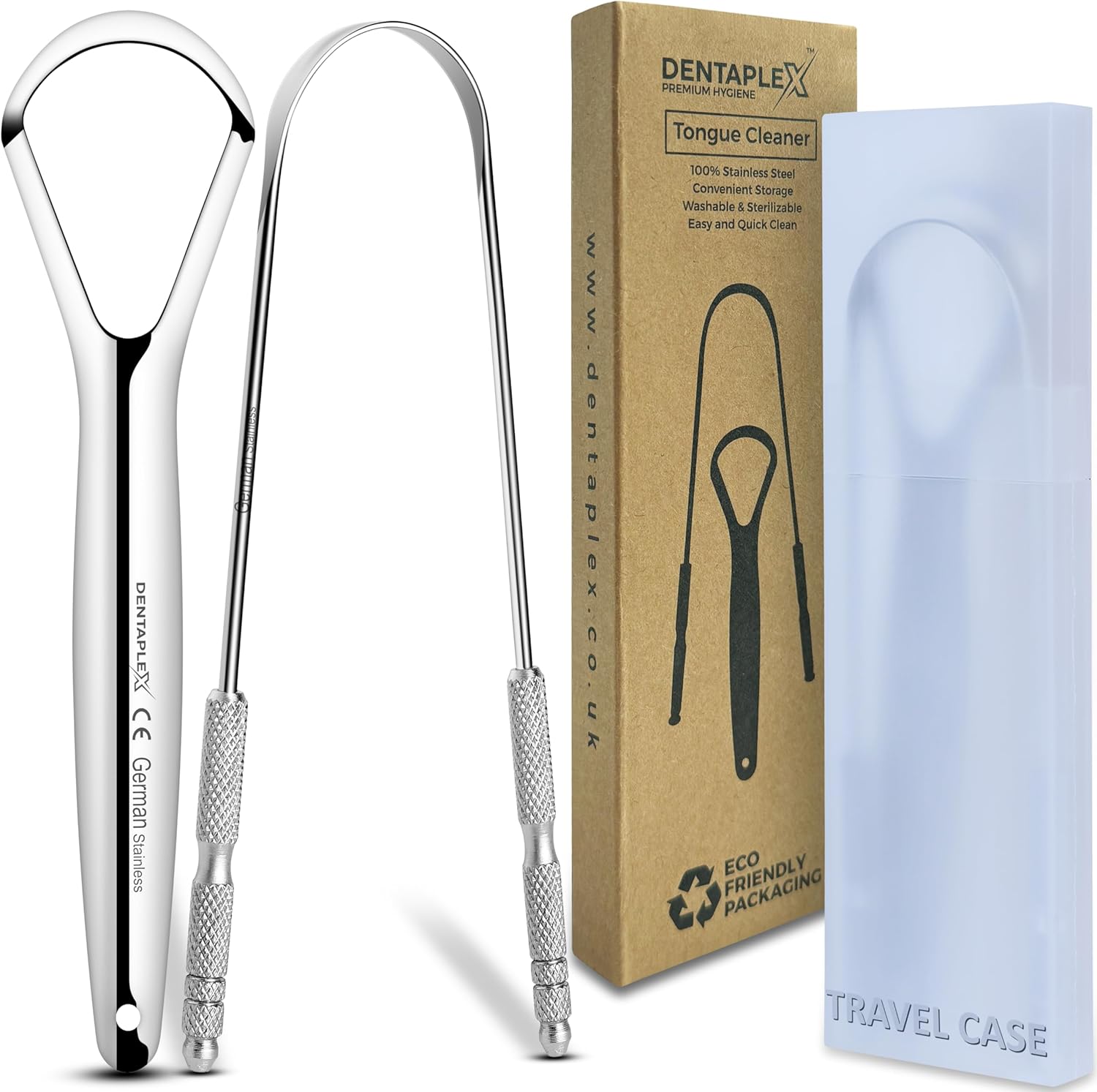 Tongue Scraper Metal Stainless Steel Tongue Scrapers for Adults Restore Fresh Breath Improve Taste and Oral Health with our tongue cleaners suitable for Men & Women Personal Hygiene - Tongue scraper 2