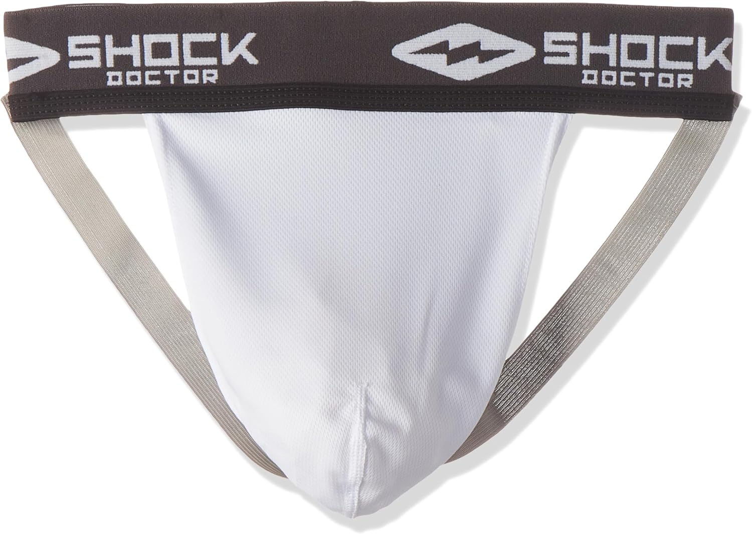 Shock Doctor Athletic Supporter Jockstrap – No Pocket, Breathable, Compression Fit