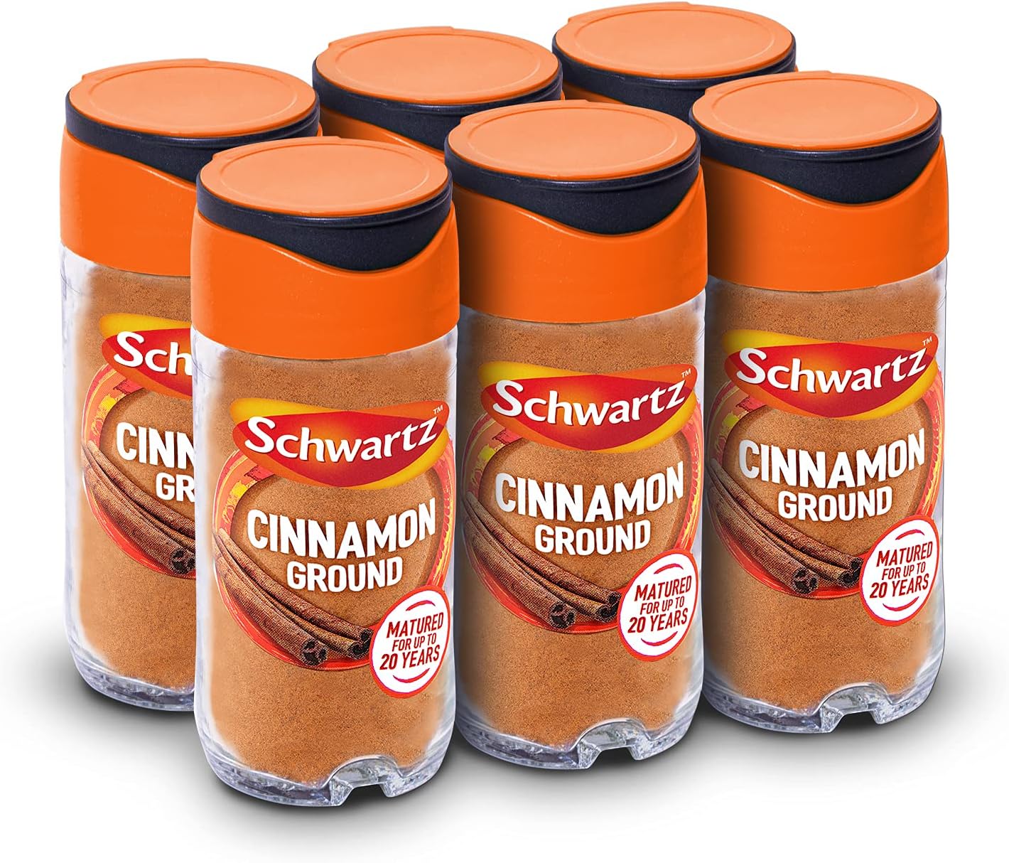 Schwartz Ground Cinnamon 39 G | Jar | Expertly Ground | Warm & Sweet Rich Taste | Distinct Scent | Versatile Spice | Perfect for Dessert, Coffee, Tea, and Savoury Dishes Like Stews and Curries