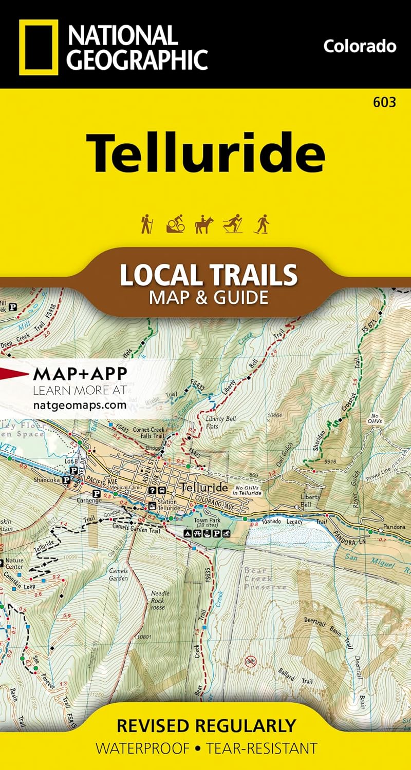 Telluride Map (Local Trails): Trails Illustrated - Local Trails (National Geographic Local Trails, 603)
