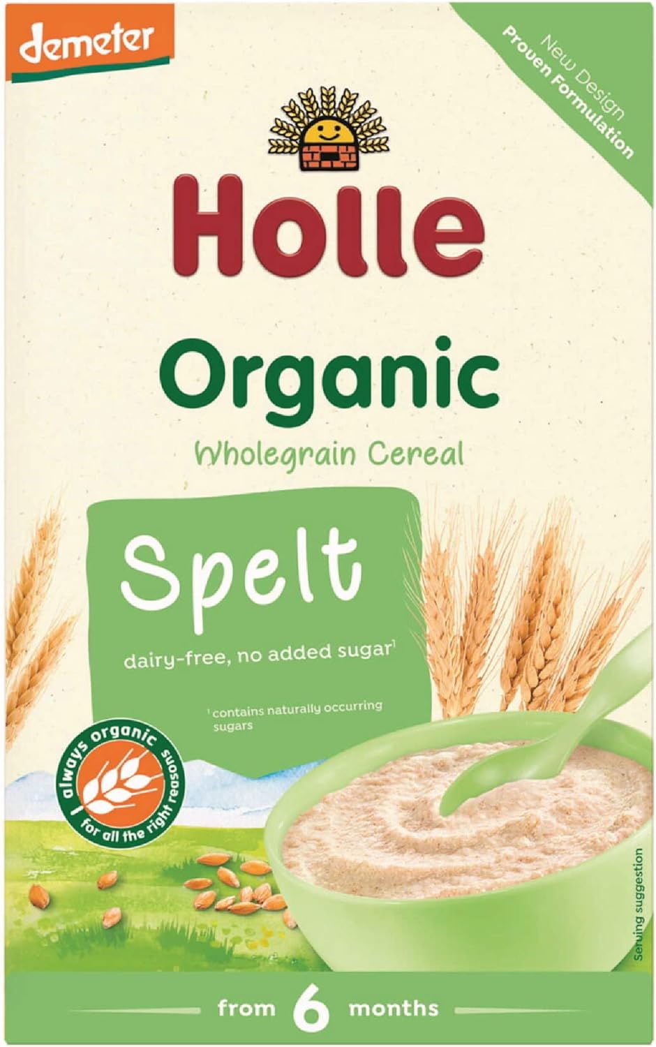 Holle Organic From 4 Months Spelt Porridge, 250g