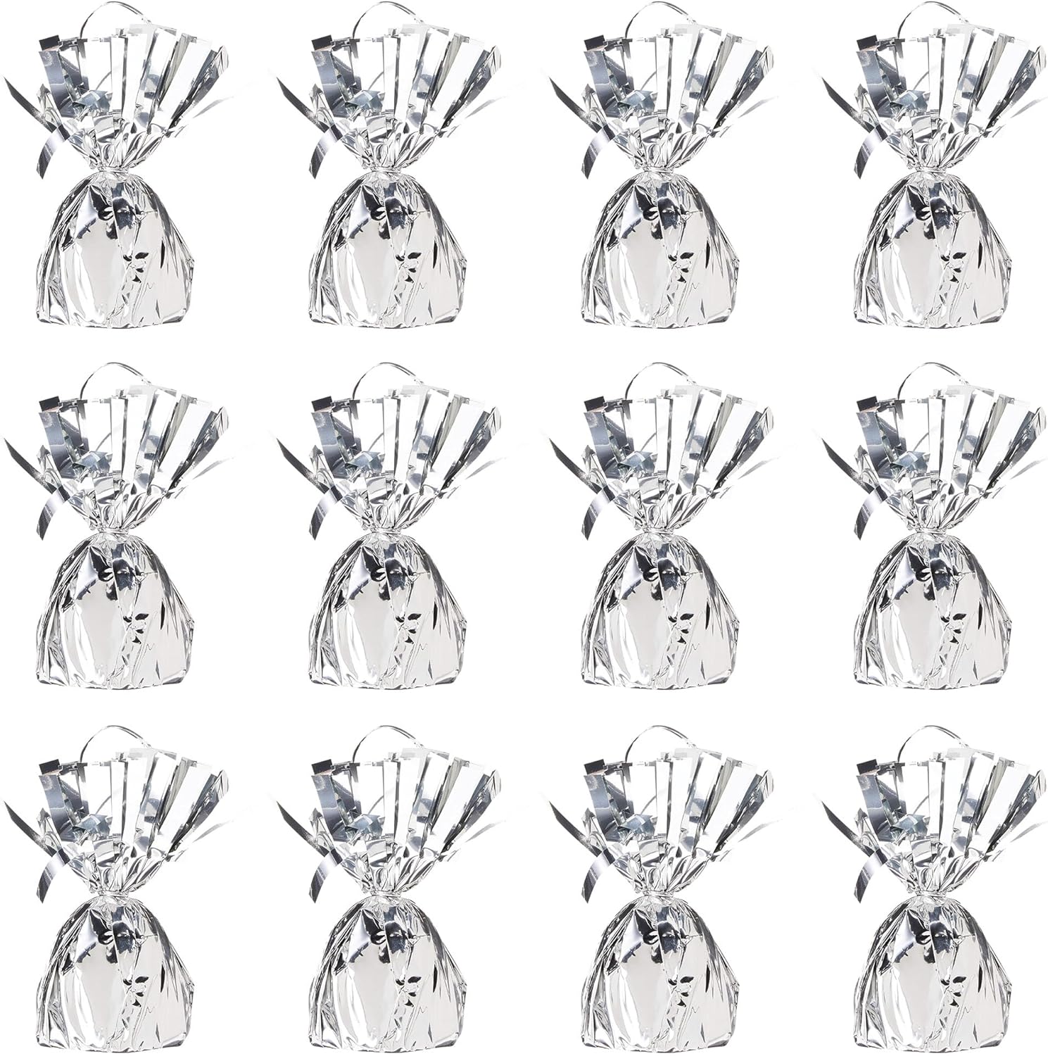 Beistle Metallic Wrapped Balloon Weight Pack of 12