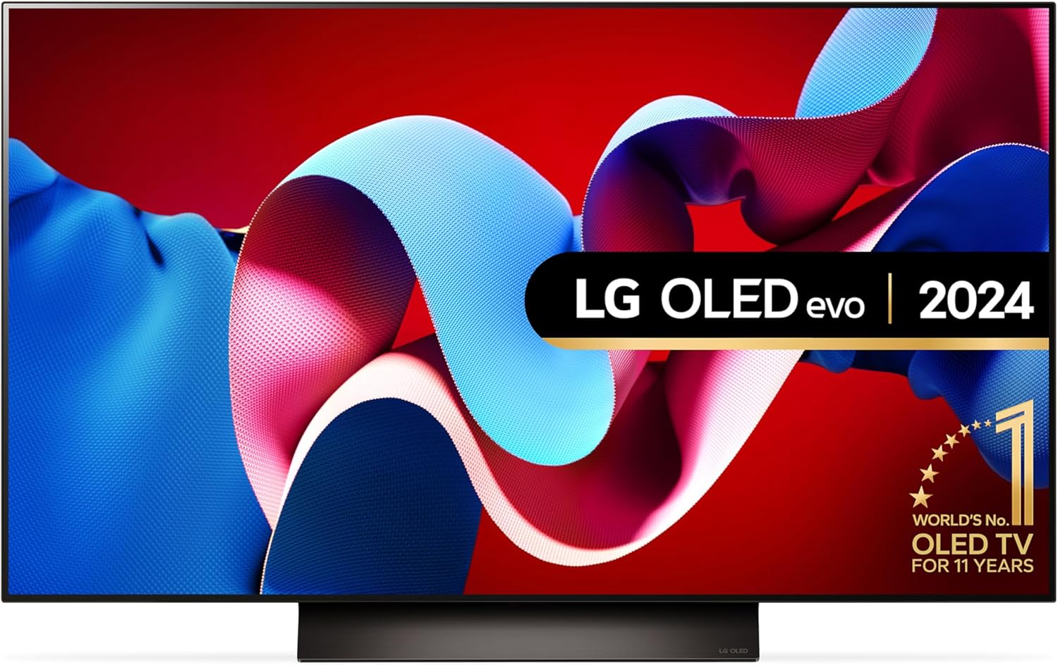 LG OLED48C45LA 48-Inch OLED Evo 4K UHD Smart TV, (α9 AI Processor Gen7, Dolby Atmos, Freeview Play and Amazon Alexa, 120Hz), Umber Brown [Model 2024]