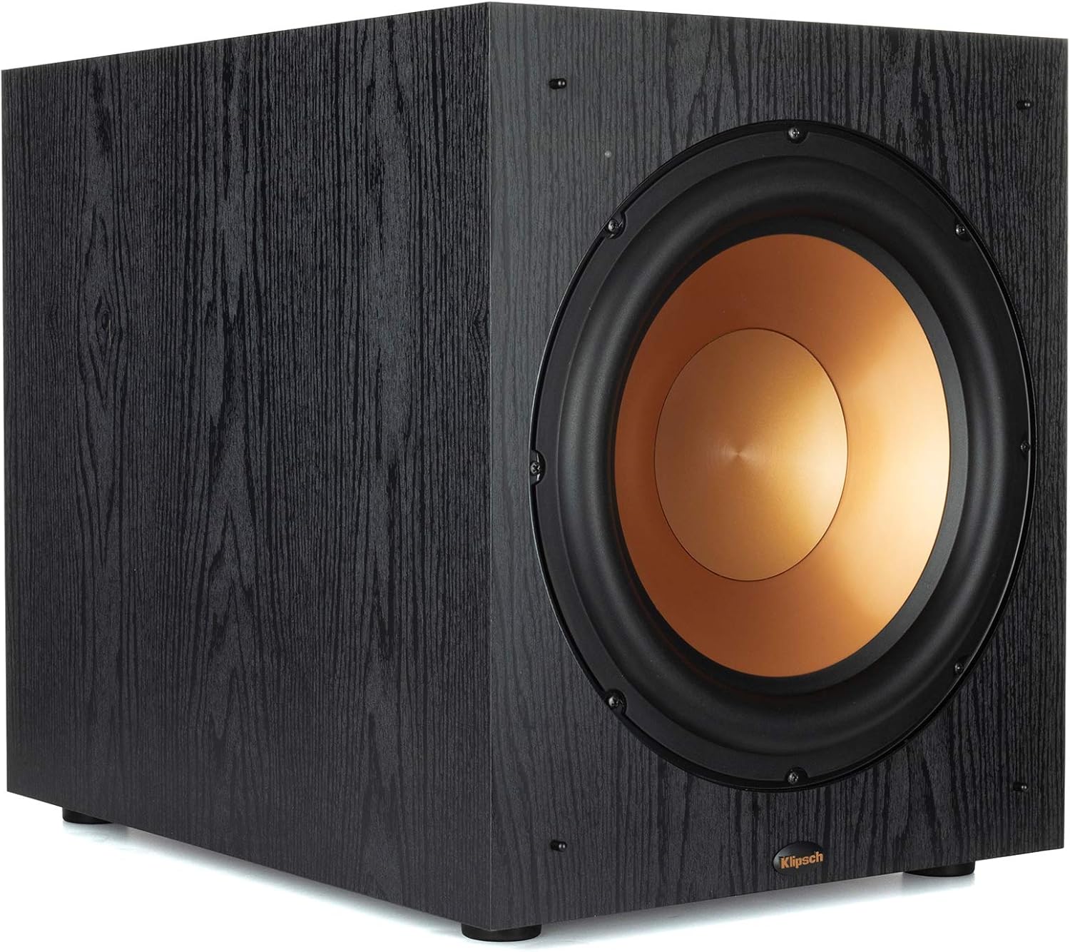 Klipsch Synergy Black Label Sub-120 Subwoofer with Spun Copper Front-Firing Cerametallic woofers and a 12-inch, Down-Firing Driver