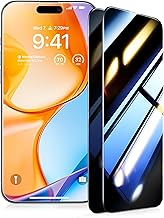 UltraGlass Top 9H+ Glass for iPhone 16 Pro Privacy Screen Protector [No.1 Military Grade Shatterproof & 100% Anti Spy] Glass Privacy Screen iPhone 16 Pro Tempered [Longest Durable] 2 Pack