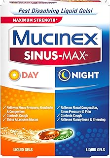 Mucinex Sinus-Max Max Strength Day & Night Liquid Gels 24 ct