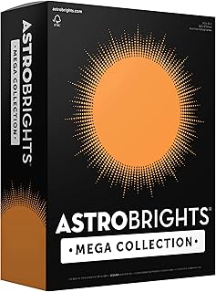 Astrobrights Mega Collection, Colored Paper, Bright Orange, 625 Sheets, 24 lb/89 gsm, 8.5" x 11" - MORE SHEETS! (91619)