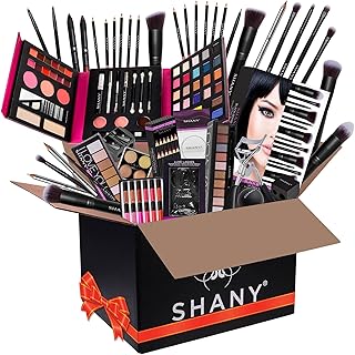 SHANY Cosmetics SHANY Gift Surprise- AMAZON EXCLUSIVE - All in One Makeup Bundle - COLORS & SELECTION VARY MULTI-COLORED, Unscented